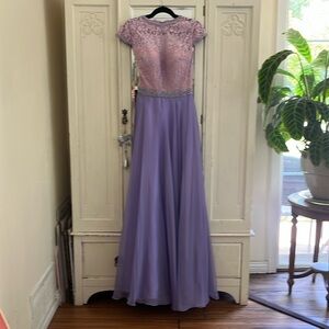 Adorable Lilac Angela & Alison Homecoming Winter Formal Prom Dress